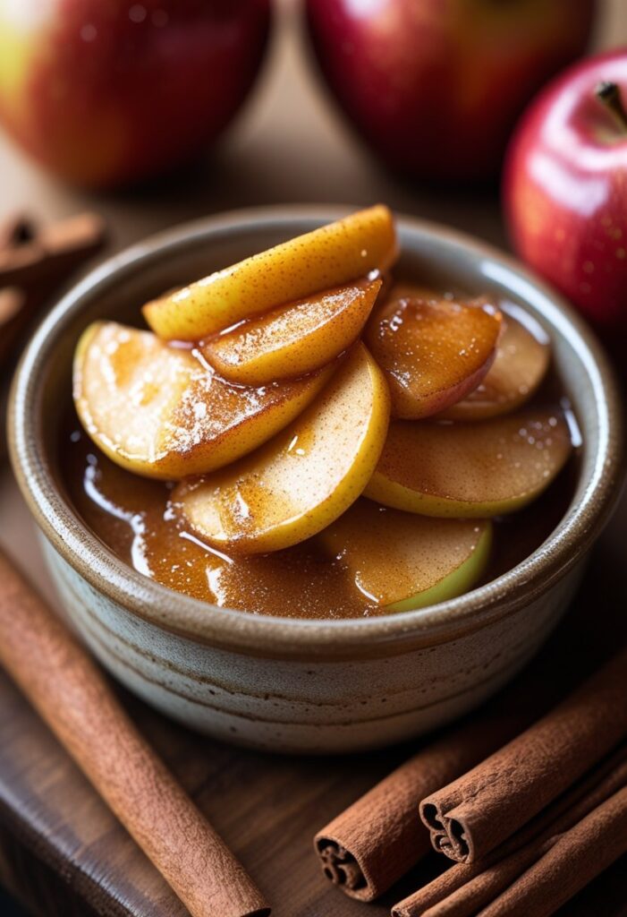 Warm Cinnamon Apple Compote
