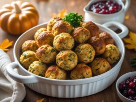 Thanksgiving Stuffing Balls Recipe