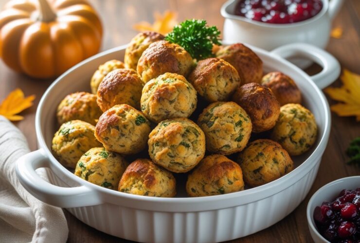 Thanksgiving Stuffing Balls Recipe