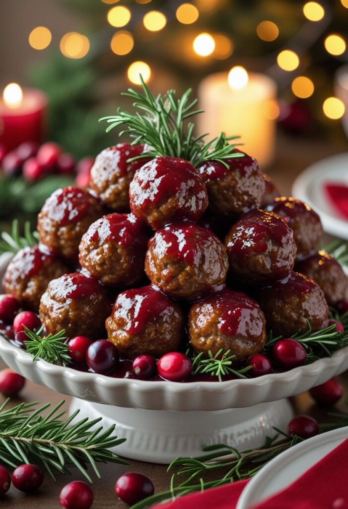 Christmas Cranberry Meatballs Recipe