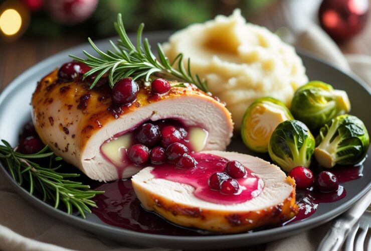 Cranberry Brie Stuffed Chicken Recipe