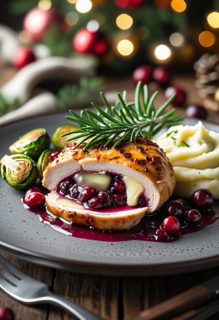 Cranberry Brie Stuffed Chicken Recipe