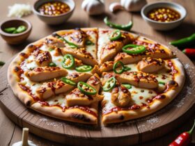 Chili Garlic Chicken Pizza Recipe