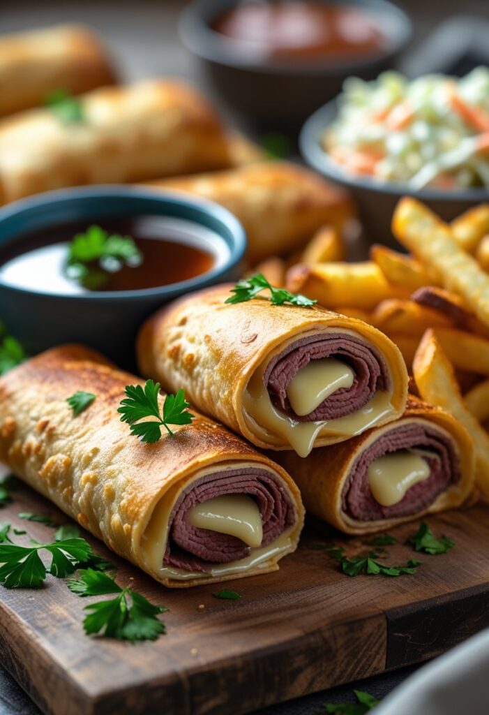 French Dip Tortilla Roll Ups Recipe