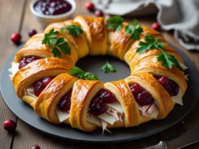 Turkey Cranberry Crescent Ring Recipe