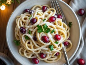 Cranberry Cream Cheese Pasta Recipe