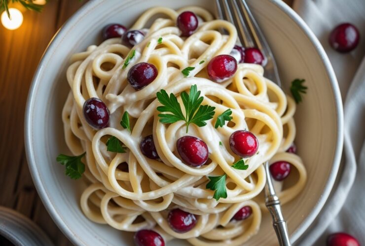 Cranberry Cream Cheese Pasta Recipe