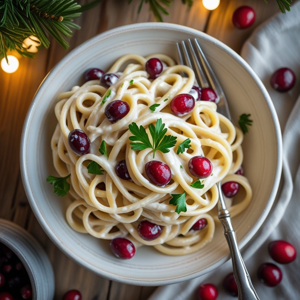 Cranberry Cream Cheese Pasta Recipe