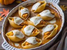Creamy Pumpkin Ricotta Stuffed Shells Recipe
