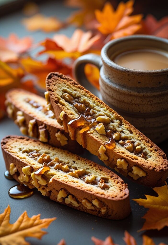 Maple Walnut Biscotti