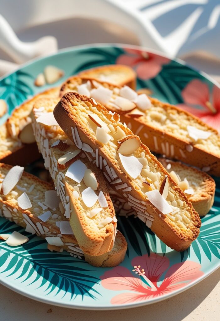 Coconut Almond Biscotti