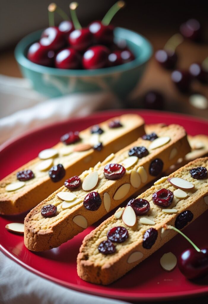 Cherry Almond Biscotti
