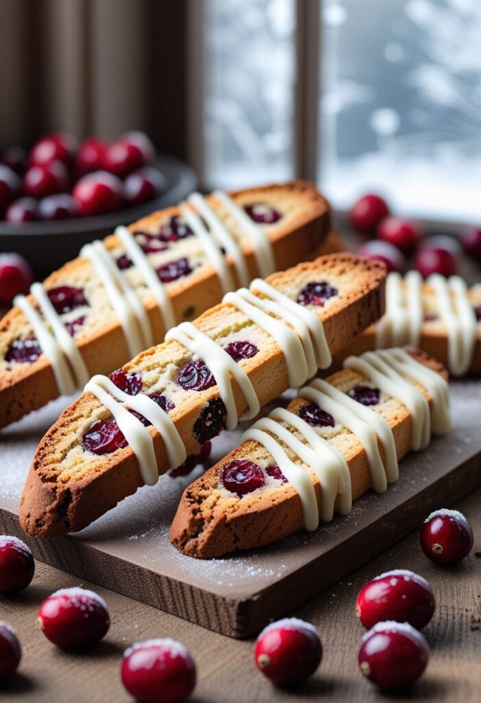 White Chocolate Cranberry Biscott