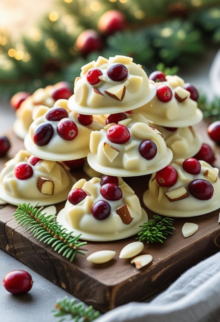 White Chocolate Cranberry Clusters