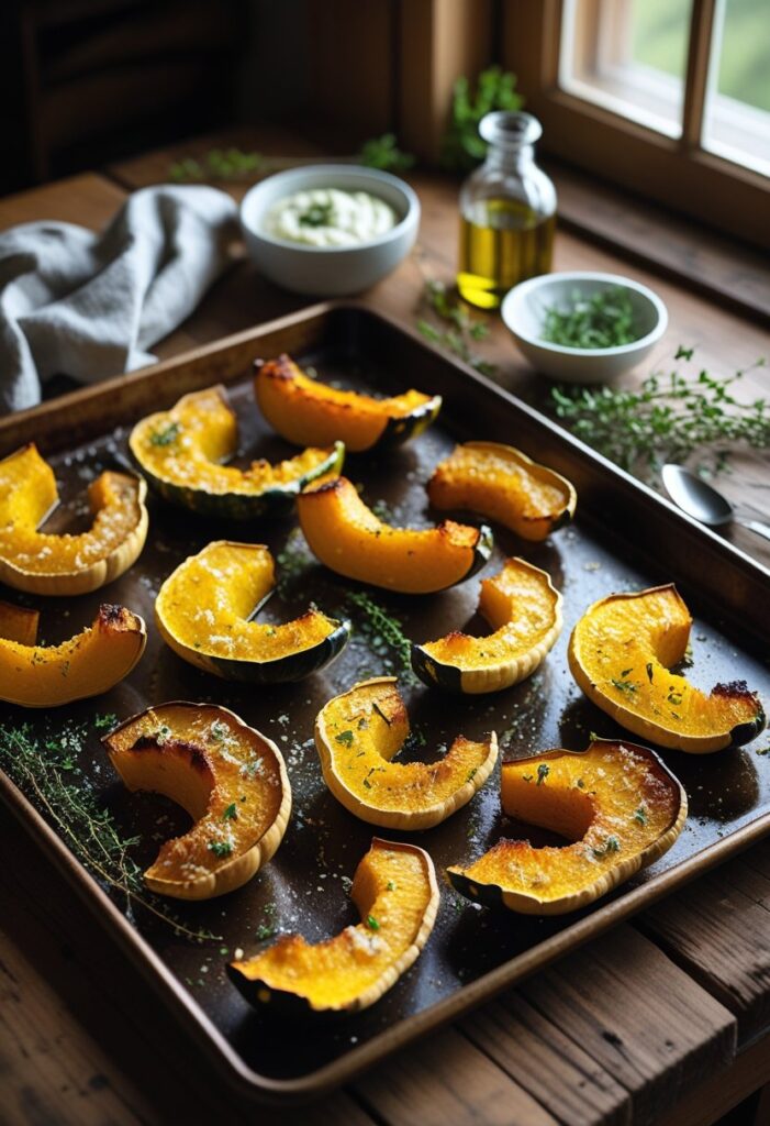 Roasted Winter Squash Wedges Recipe