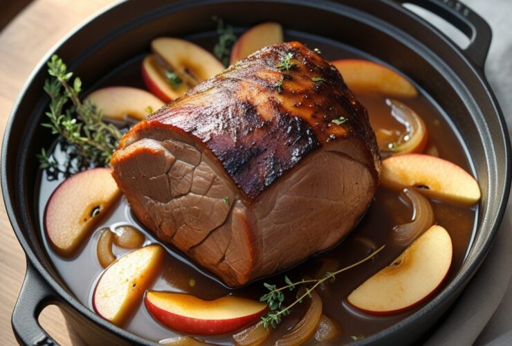Apple Cider Braised Pork Shoulder Recipe