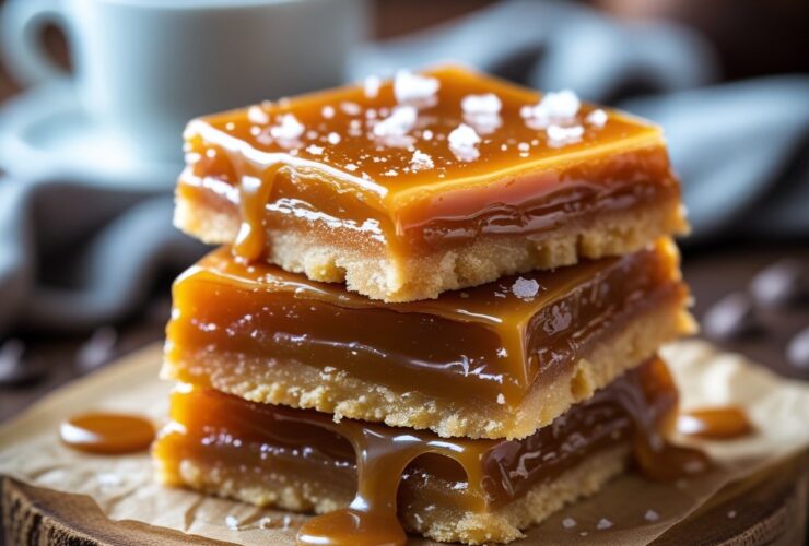 Gooey Caramel Bars Recipe