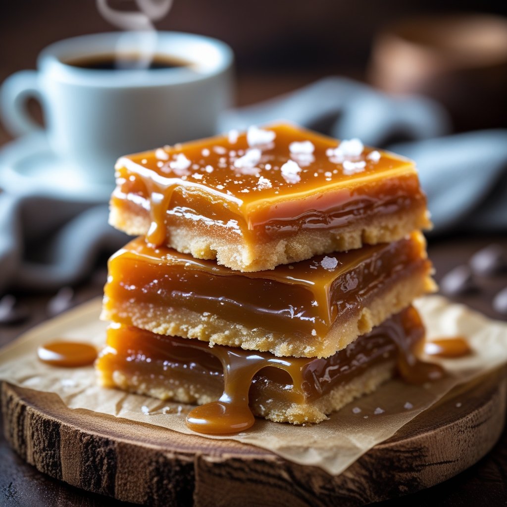 Gooey Caramel Bars Recipe