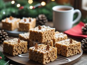 Gingerbread Rice Krispie Treats Recipe