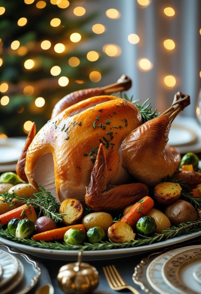 Classic Roast Turkey with Herb Butter