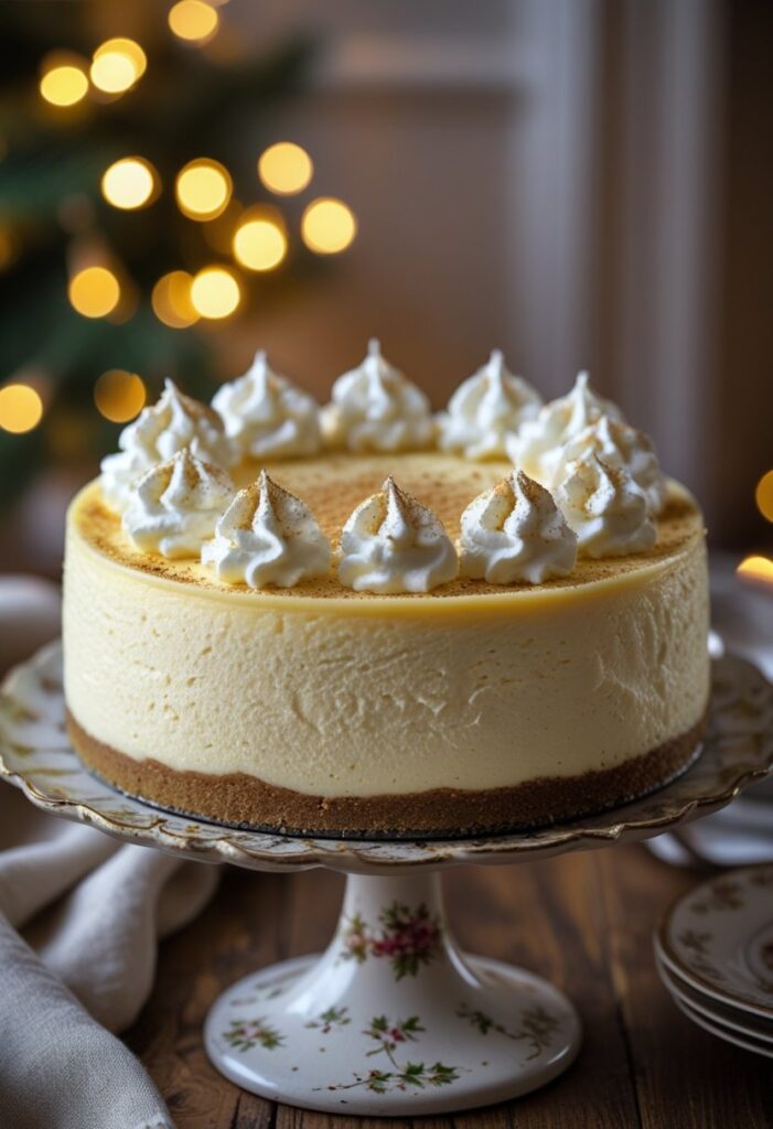 Eggnog Cheesecake