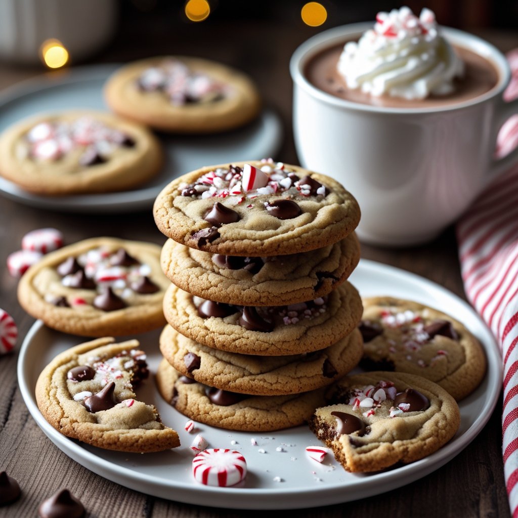 Peppermint Chocolate Chip Cookies Recipe