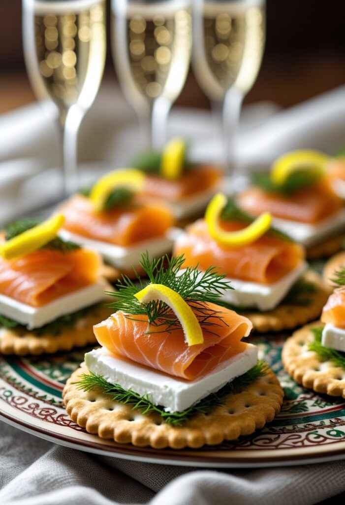 Smoked Salmon Canapés