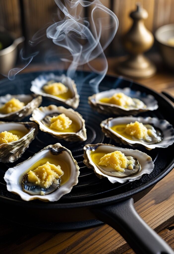 Grilled Oysters with Parmesan
