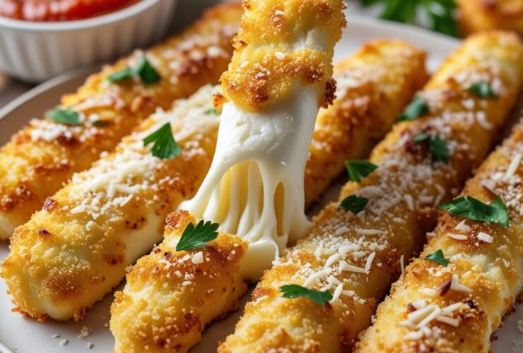 Keto Mozzarella Sticks Recipe