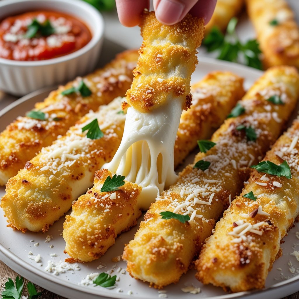 Keto Mozzarella Sticks Recipe