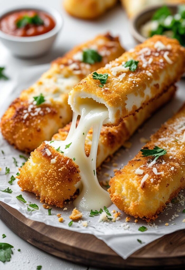 Keto Mozzarella Sticks Recipe