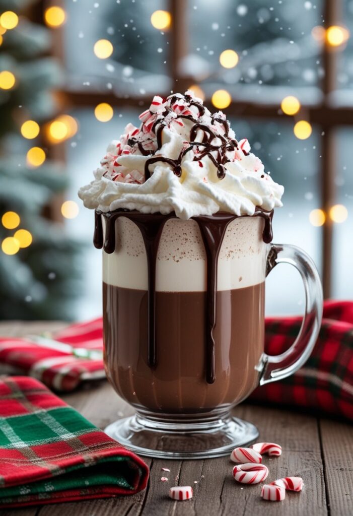 Peppermint Hot Cocoa Punch