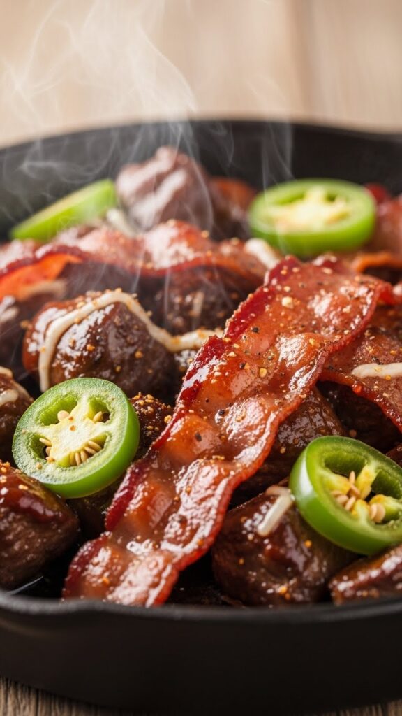 Zingy Beef Bacon Jalapeño Recipe