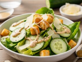 Cucumber Caesar Salad Recipe
