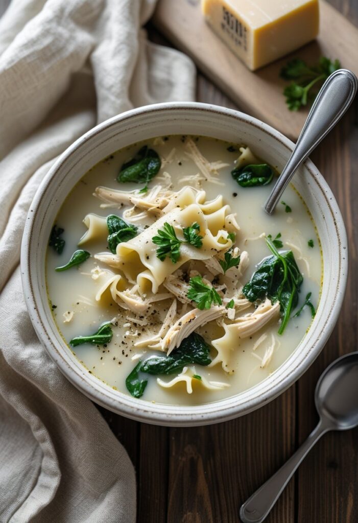 Cozy White Lasagna Soup Recipe