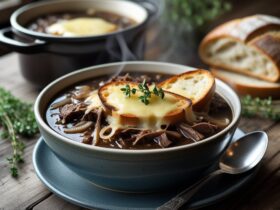 French Onion Beef Short Rib Soup Recipe