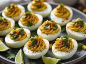 Mexican Street Corn Deviled Eggs Recipe