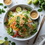 Spring Roll Salad with Peanut Dressing Recipe
