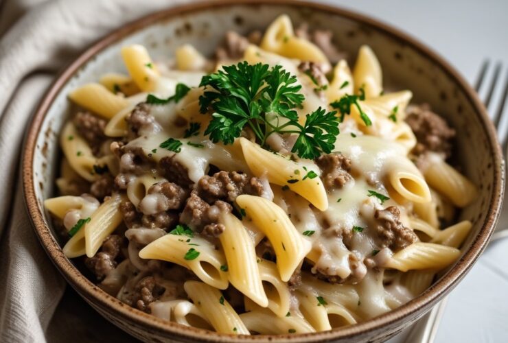 Creamy Beef Pasta for Cozy Nights