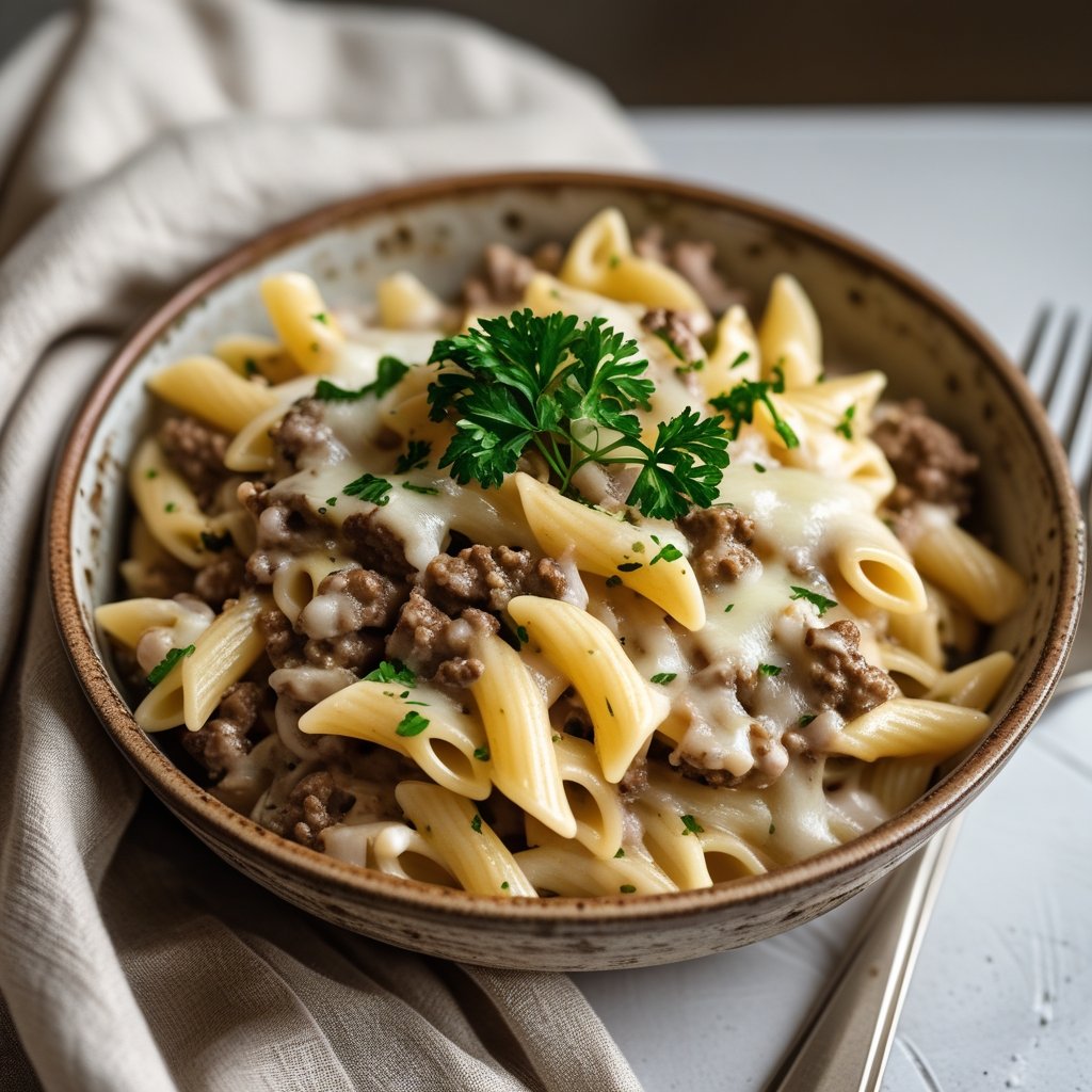 Creamy Beef Pasta for Cozy Nights