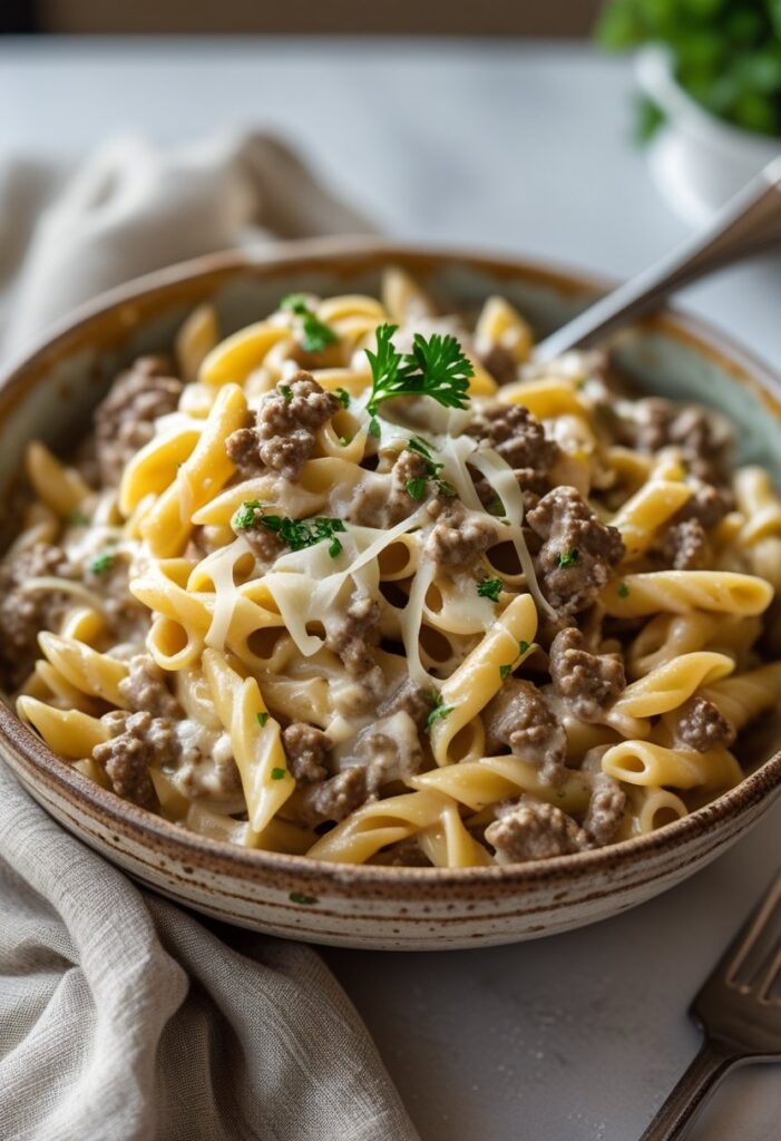 Creamy Beef Pasta for Cozy Nights