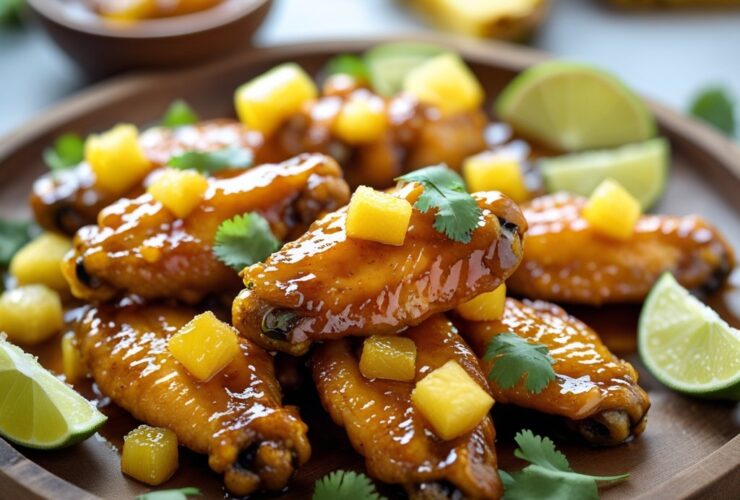 Pineapple Cowboy Candy Chicken Wings Recipe