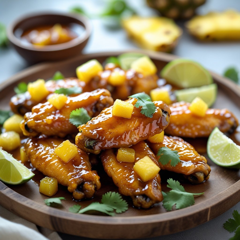 Pineapple Cowboy Candy Chicken Wings Recipe