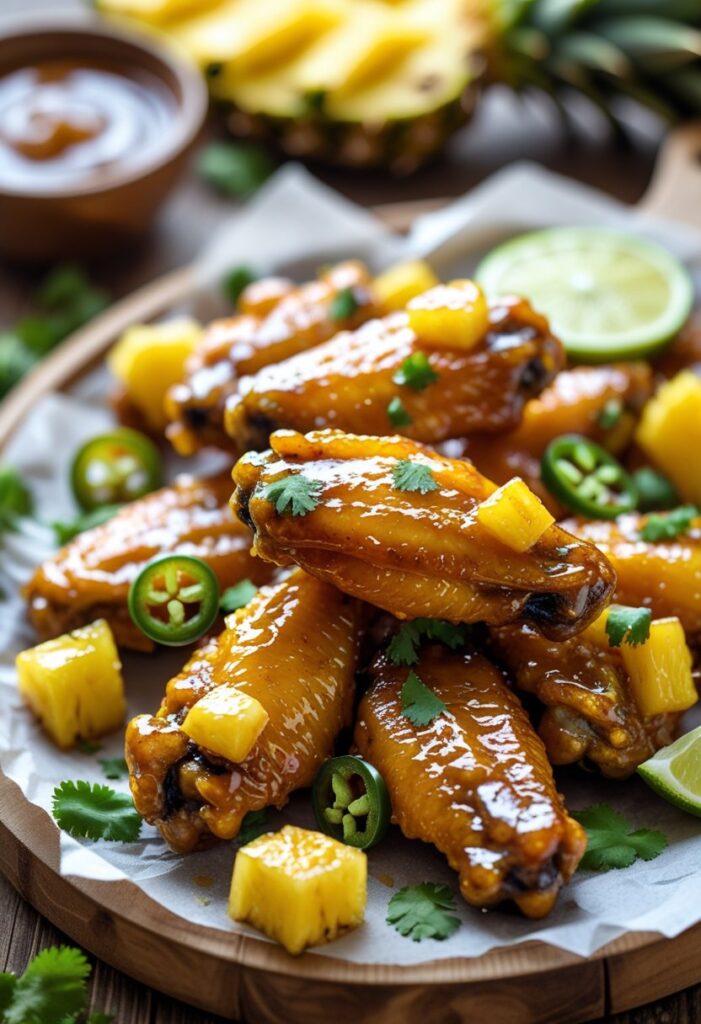 Pineapple Cowboy Candy Chicken Wings Recipe