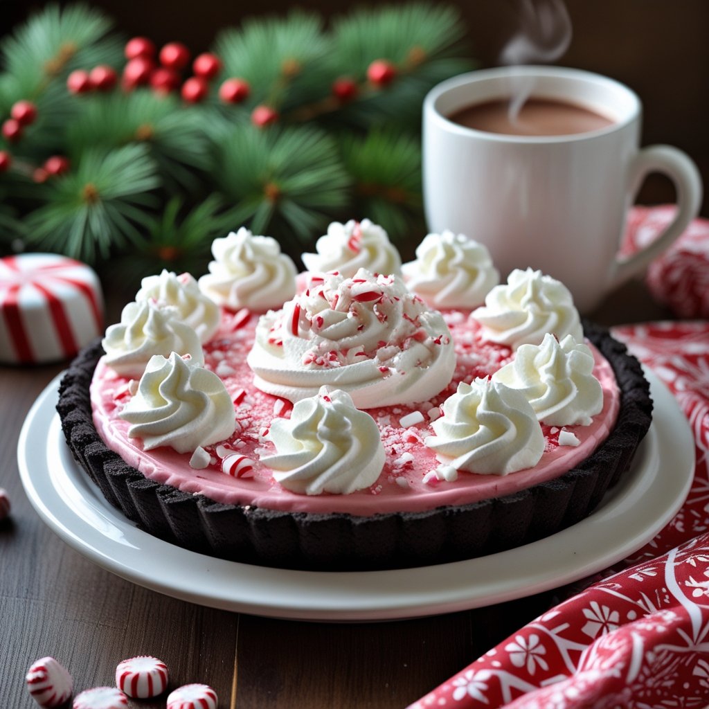 Christmas Peppermint Pie Recipe