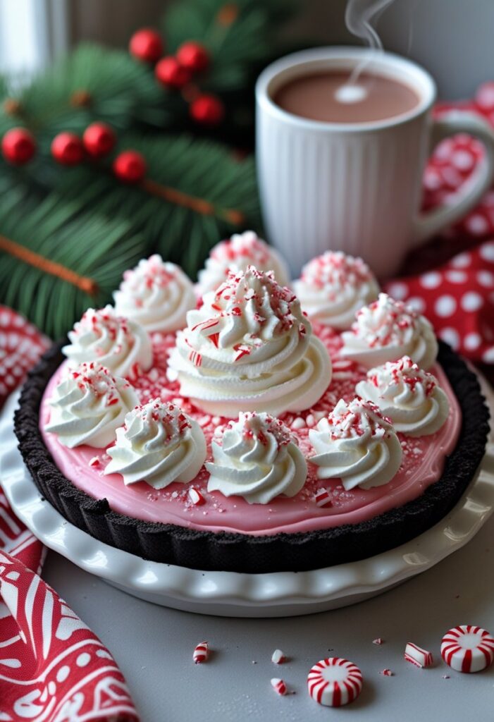 Christmas Peppermint Pie Recipe