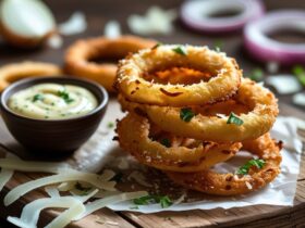 Crispy Parmesan Onion Ring Chips Recipe