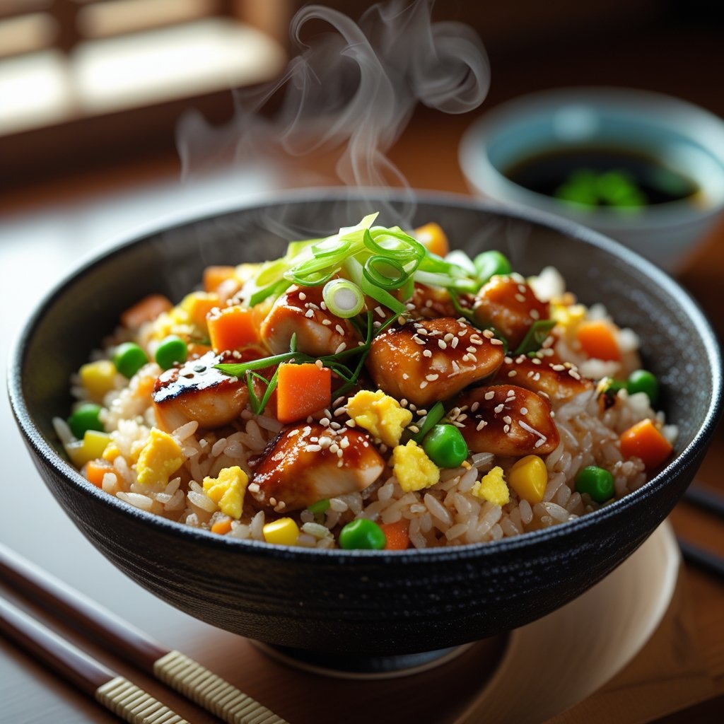 Japanese BBQ Fried Rice Recipe