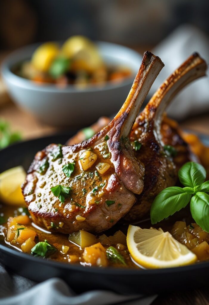 Juicy Sicilian Pork Chops Recipe