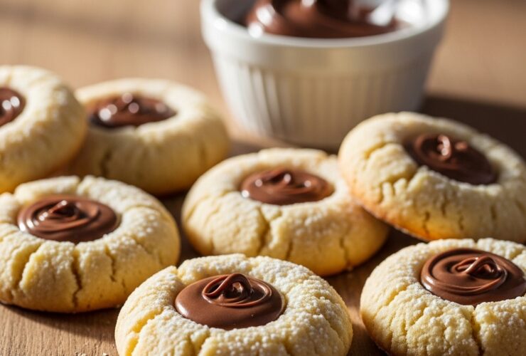 Nutella Thumbprint Cookies Recipe